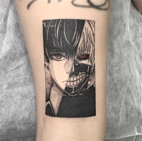 If youre looking to etch a bit of TG fandom onto your skin, this ones a safe bet. . Ken kaneki tattoo